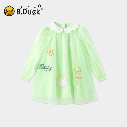 【专柜同款】B.Duck小黄鸭童装春秋休闲连衣裙105-150 FF1580902 商品图0