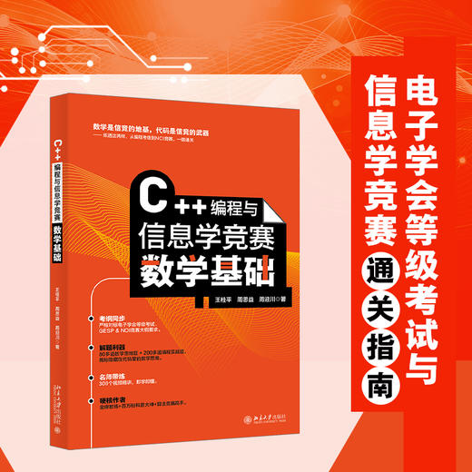 C++编程与信息学竞赛数学基础 王桂平 周思益 周迎川 著 北京大学出版社 商品图1
