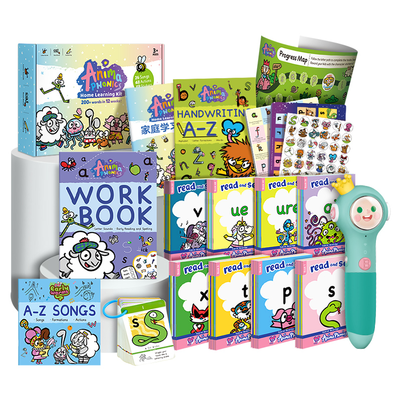 【可点读】Anima_Phonics Home LearningKit 自拼动物城家庭学习套装(1套)新版文脉