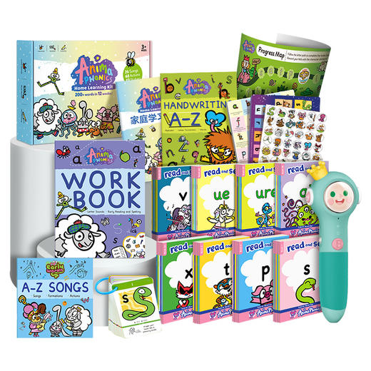 【可点读】Anima_Phonics Home LearningKit 自拼动物城家庭学习套装(1套)新版文脉 商品图0