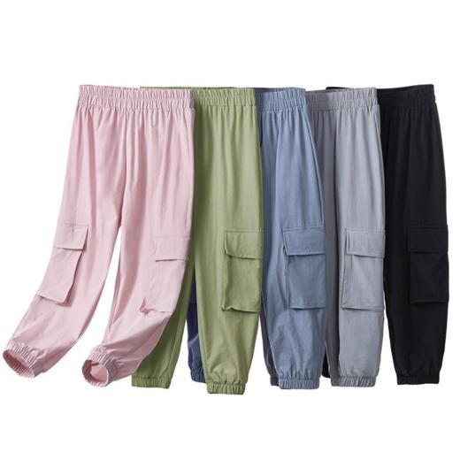 【特价清仓，抢完下架】【两条起拍，一条不发货】【A类速干，高品质】SIIJJEYY 夏季新款儿童男女童轻氧速干工装防蚊裤100% 商品图3