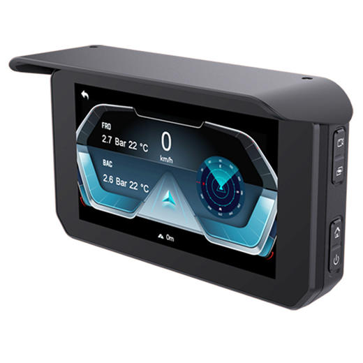 摩托车机车骑行无线carplay 苹果5寸便携式GPS导航仪摩托车记录仪 商品图2