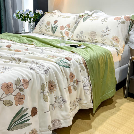 【维科家纺】莱赛尔印花抑菌夏凉被-语薇 商品图3