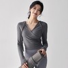 跃牌【轻匀系列】2025新修身上衣甜辣妹健身服跑步瑜伽长袖显瘦速干运动T恤女CX5009 商品缩略图4