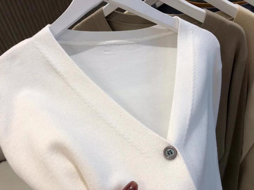 「2件79！」包芯纱V领开衫 | 秋冬清仓，可秋季外穿、冬季内搭 商品图8