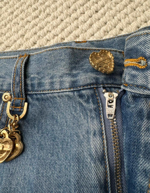 牛仔阔腿裤。自己备注号码 商品图6