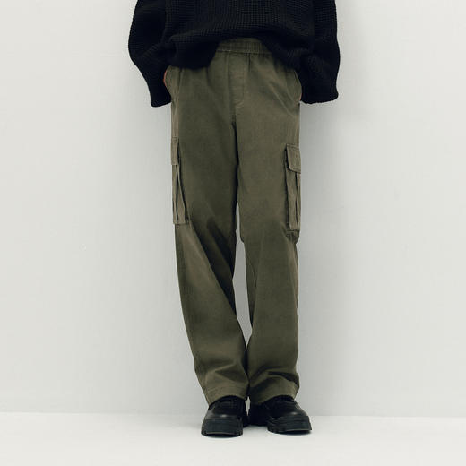 [商场同款]森马休闲裤男宽松直筒工装裤2025秋季新款长裤户外潮流 商品图2