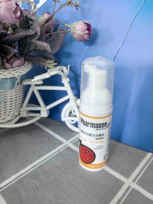 班姆士儿童益生菌洁牙慕斯（香橙味）效期26年1月 商品图1