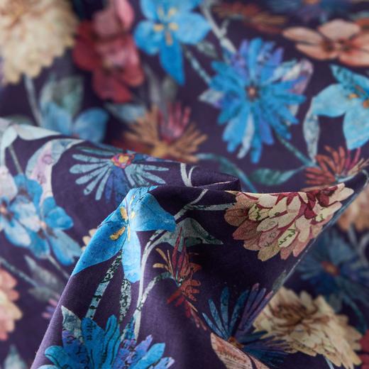 「自」全新升级【铂金会员330/天猫439/差价109】(13555)洛诗琳复古气质印花连衣裙2025夏季新款V领显瘦系带裙女 商品图2