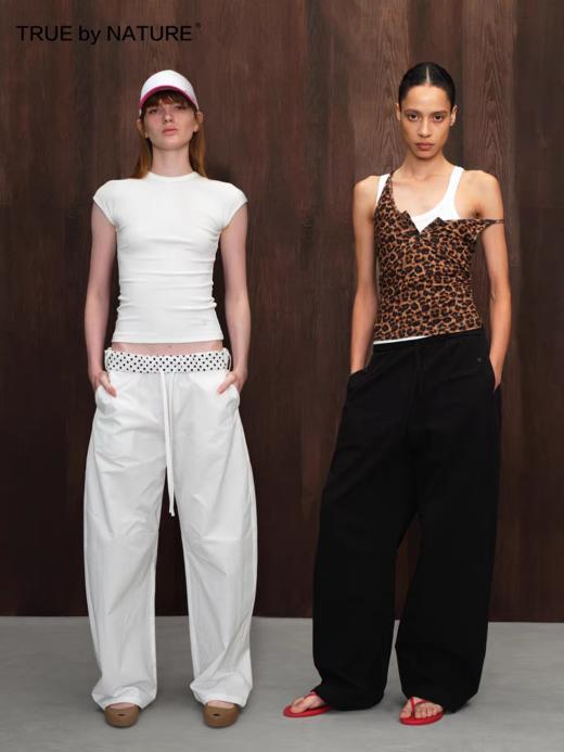 TRUE by NATURE/25SUK08/纯棉高密纸感休闲裤 商品图0