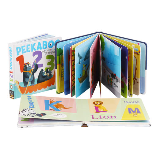 Peekaboo 数字、字母、反义词3册 商品图3