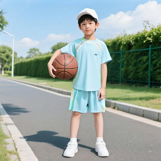 出口专业级牛货😎29.9💰1套❗短袖➕短裤❗【喜林贝尔-无骨小冰皮速干套装】！必抢！40度的高温天，不闷，不热，就靠它了！ 商品图1