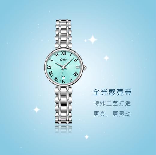 依波手表1126钢带日历时尚小巧超薄石英女表潮流 商品图0