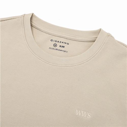 佐丹奴男装25年新款吸湿透气短袖T恤衫01025205 商品图4