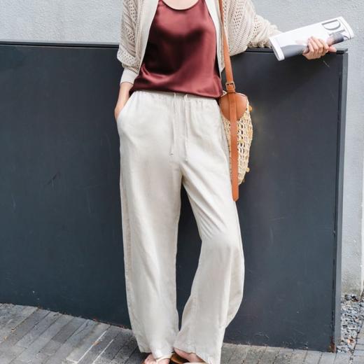Aimi天丝亚麻山本弯刀裤|舒适透气，修饰腿型，夏天必入神裤 商品图8