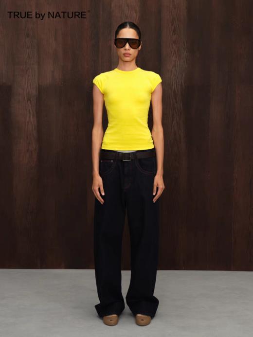 TRUE by NATURE/25SUN08/低腰阔腿牛仔裤 商品图1