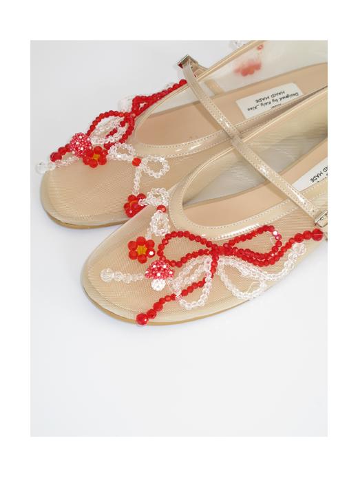 Kaiy Xiao 蝴蝶结串珠 网纱玛丽珍 商品图4