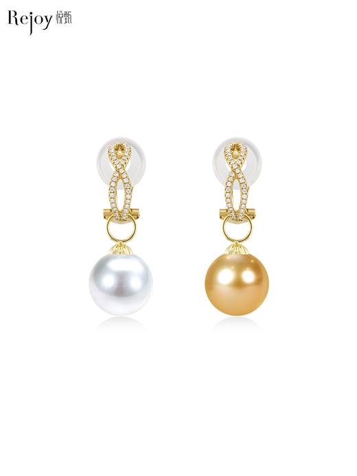 【天猫同款】悦甄 结颖耳扣款-两戴18K金钻石耳夹（封板福利 无质量问题不接受7天无理由） 商品图0