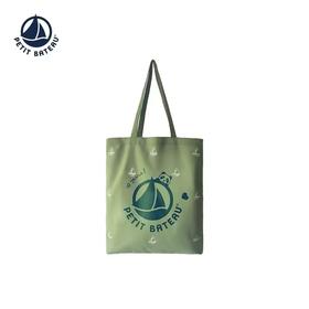 【5F】法国小帆船Petitbateau新品休闲单肩薄款手提帆布袋(A0GB5-01)