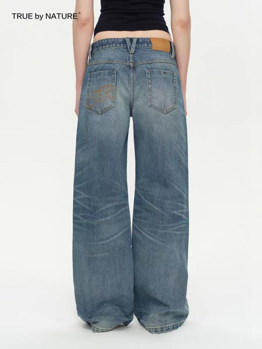 TRUE by NATURE/25SPN02/低腰牛仔裤女直筒长裤 商品图3