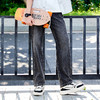 【新品上新】HX 夏季水洗直筒牛仔长裤宽松C201520067101 商品缩略图2