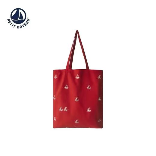 【5F】法国小帆船Petitbateau新品休闲单肩薄款手提帆布袋（A0GB5-02) 商品图1