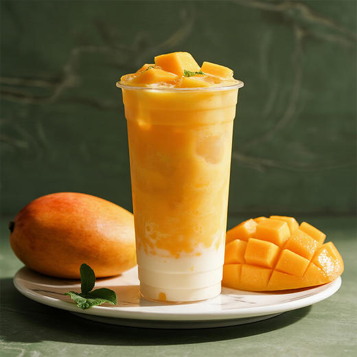 U果速冻芒果浆1kg冷冻芒果原浆果泥1kg小台农新鲜果肉汁果酱商用杨枝甘露原料 商品图6