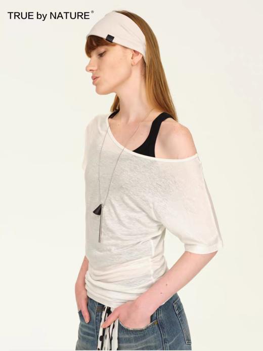 TRUE by NATURE/25SUT11/轻薄微透短袖T恤女 商品图4