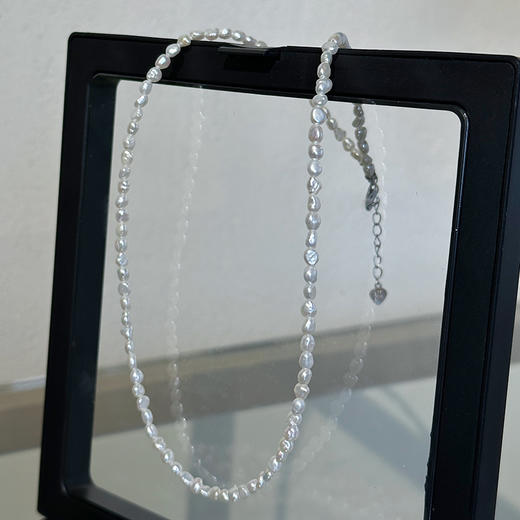 佐奈美（SANAMI）925银米粒巴洛克淡水珍珠项链 商品图2