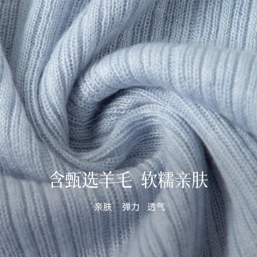 【严选】诗凡黎蕾丝拼接V领长袖针织开衫2025秋新款气质时尚显瘦外搭毛衣7G8132001 商品图4