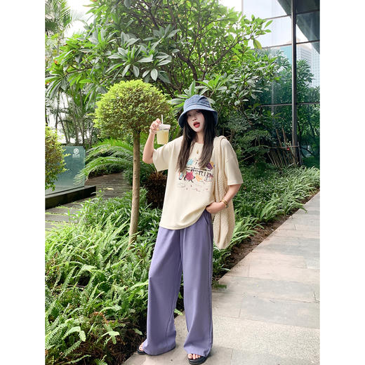 <曾小咸推荐>现货秒杀！卖完不补 ！微信打折价！韩系卡通印花宽松短袖 日常139.99 立减70 秒杀69.99！ 商品图4