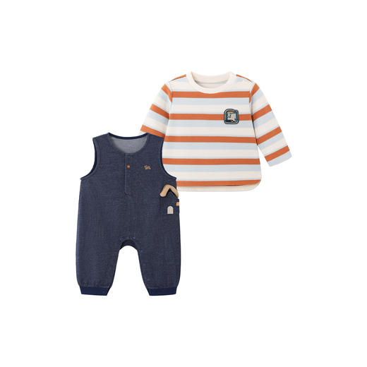 【商场同款】英氏儿童套装外出休闲男童连体衣卫衣套装春秋新款 商品图4