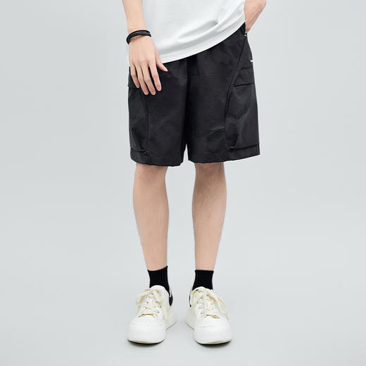 【新品上新】HX 夏季工装休闲宽松五分裤C206520017101/02 商品图3