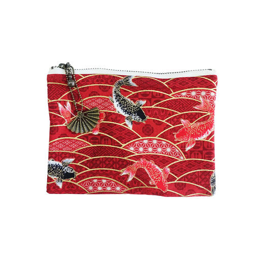 HUJI祤集Komon收纳包风の花经典烫金鲤鱼 商品图4