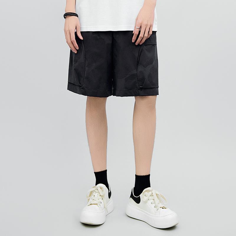 【新品上新】HX 夏季工装休闲宽松五分裤C206520017101/02