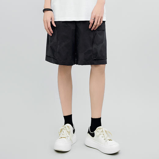 【新品上新】HX 夏季工装休闲宽松五分裤C206520017101/02 商品图0