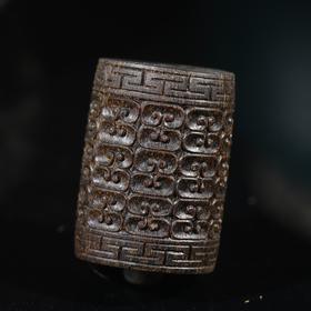 BC.DF7.22-9   东马老料沉水(天珠)挂件，14.07g