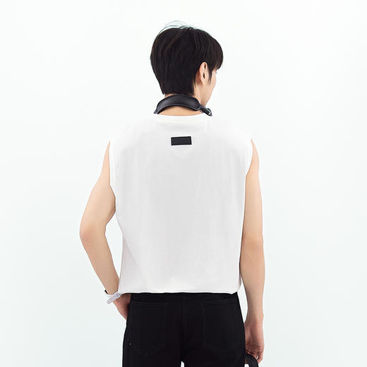 【新品上新】HX 夏季圆领微宽松背心C109520010101/02 商品图8