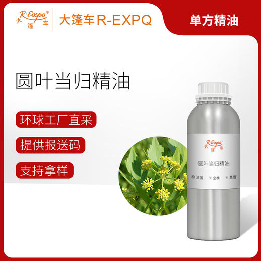 圆叶当归精油 法国单方精油原料批发芳疗香氛调香香薰 大篷车精油 商品图0