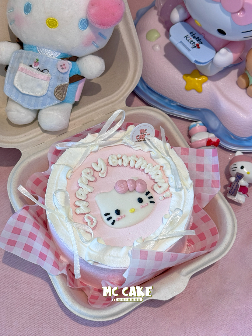 kt生日手绘小便当盒