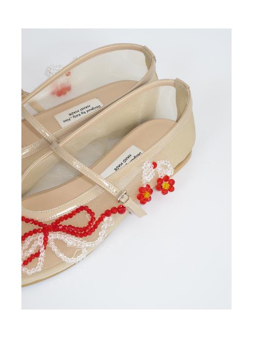 Kaiy Xiao 蝴蝶结串珠 网纱玛丽珍 商品图3