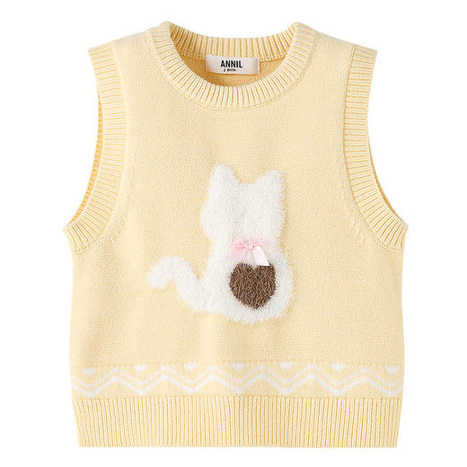 【实体店同款】女童圆领背心秋季新款安奈儿童装XG532121 商品图6