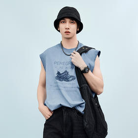 【新品上新】HX 夏季圆领背心微宽松纯棉C109520014101