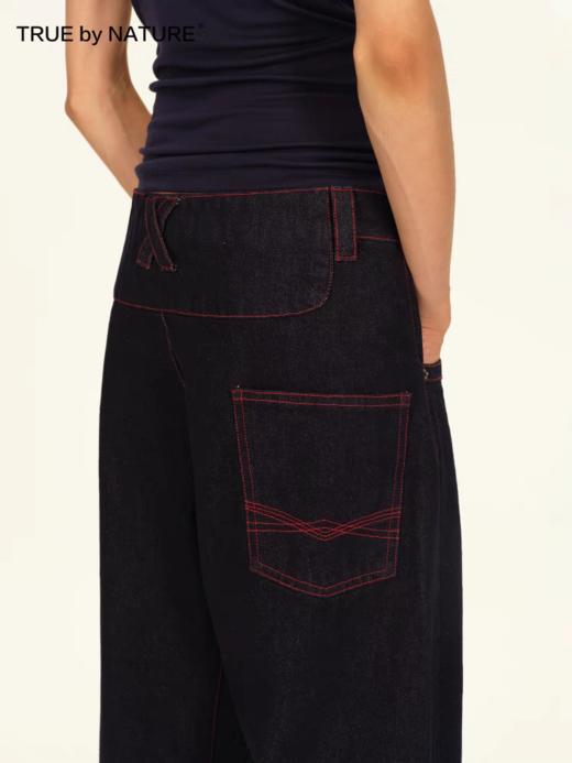 TRUE by NATURE/25SUN08/低腰阔腿牛仔裤 商品图2