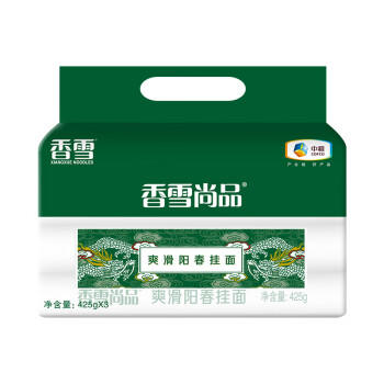 香雪 尚品爽滑阳春面 中粮出品 面条 挂面 套装 425g*3 /粮油调味 /挂面 /传统挂面 商品图3