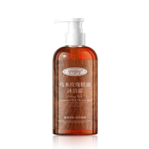 【乌木玫瑰精油沐浴露】500ml补水保湿花香沐浴液 家庭持久留香沐浴油 商品图4