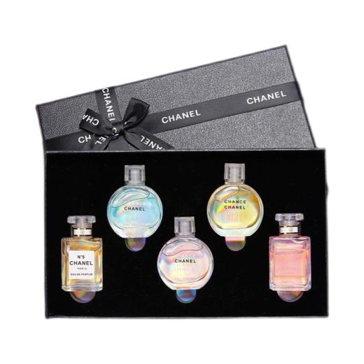 CHANEL/香奈儿邂逅香水五件套淡浓香水小样 无喷头 COCON5号7.5ml（经典套盒）黑盒    一般贸易 商品图10