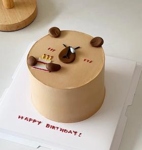 【优品系列】---【平面卡皮巴拉】送男孩、女孩蛋糕