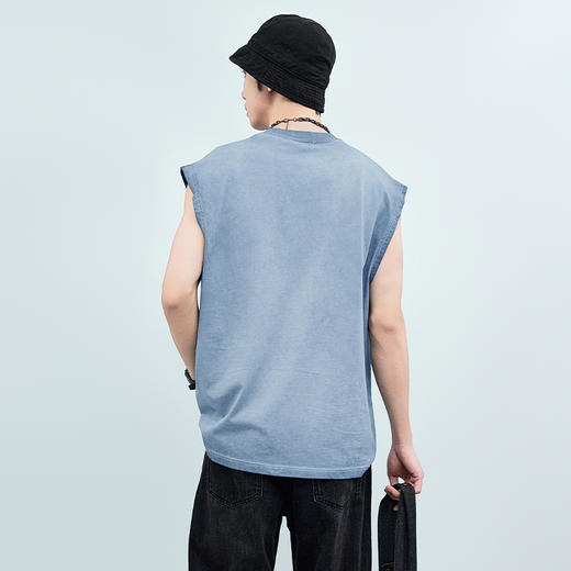 【新品上新】HX 夏季圆领背心微宽松纯棉C109520014101 商品图6