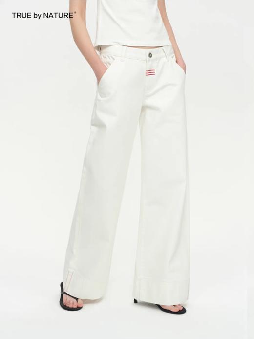 TRUE by NATURE/25SPN01/低腰直筒牛仔裤 商品图4